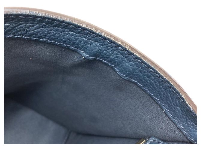 Céline Celine Luggage Micro Tote Bag Blau - Ansicht 10