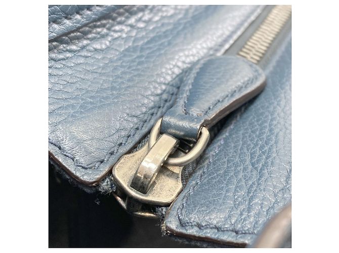 Céline Celine Luggage Micro Tote Bag Blau - Ansicht 15