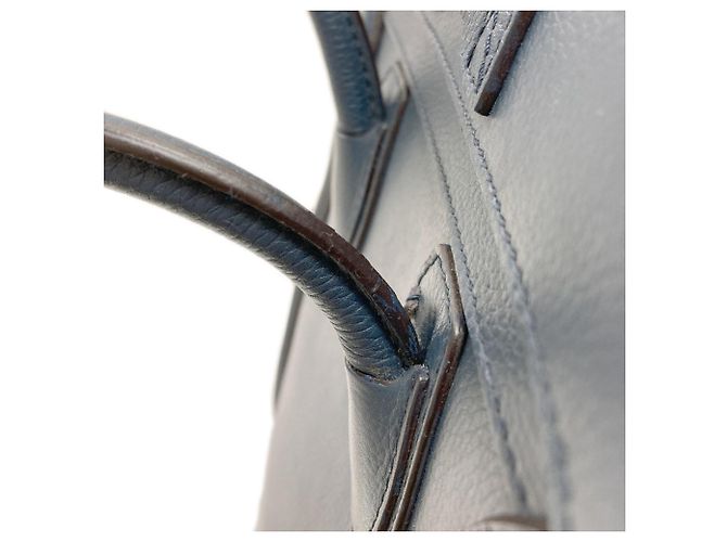 Céline Celine Luggage Micro Tote Bag Blau - Ansicht 16
