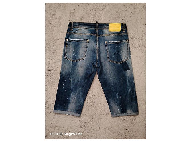 Dsquared2 Jeans Capri in Denim Blu - vista 5