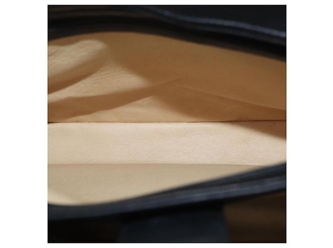 Borsa a Spalla BALLY in Pelle Nera e Oro Auth 171257A Nero D'oro - vista 25