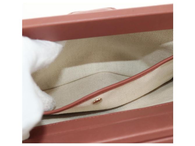 Borsa a Mano GUCCI Bamboo in Pelle 2way Oro Rosa 308385 Auth 181722V D'oro - vista 22