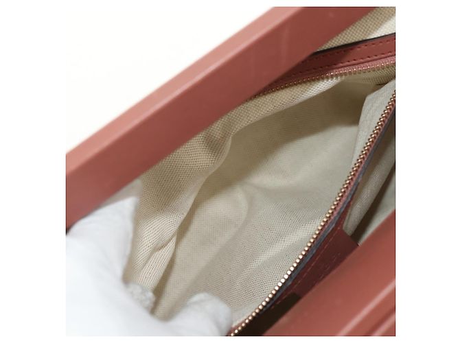 Borsa a Mano GUCCI Bamboo in Pelle 2way Oro Rosa 308385 Auth 181722V D'oro - vista 28