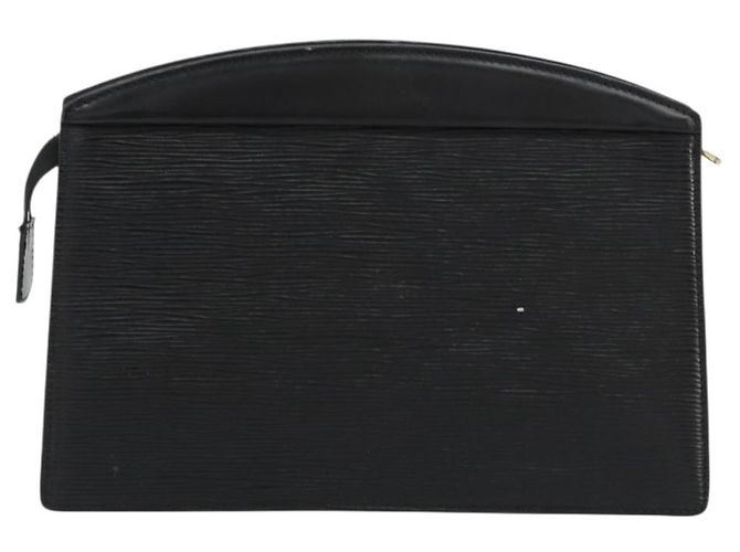 LOUIS VUITTON Epi Trousse Crete Pouch Black M48402 LV Auth 181706 Nero - vista 2