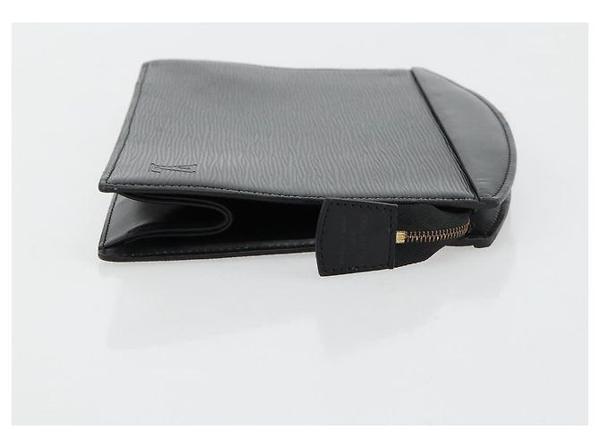 LOUIS VUITTON Epi Trousse Crete Pouch Black M48402 LV Auth 181706 Nero - vista 3