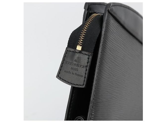 LOUIS VUITTON Epi Trousse Crete Pouch Black M48402 LV Auth 181706 Nero - vista 8