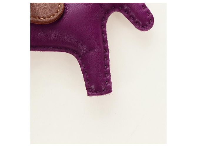 Hermès HERMES Rodeo PM Charm Leder Lila Authentisch 178894M - Ansicht 11