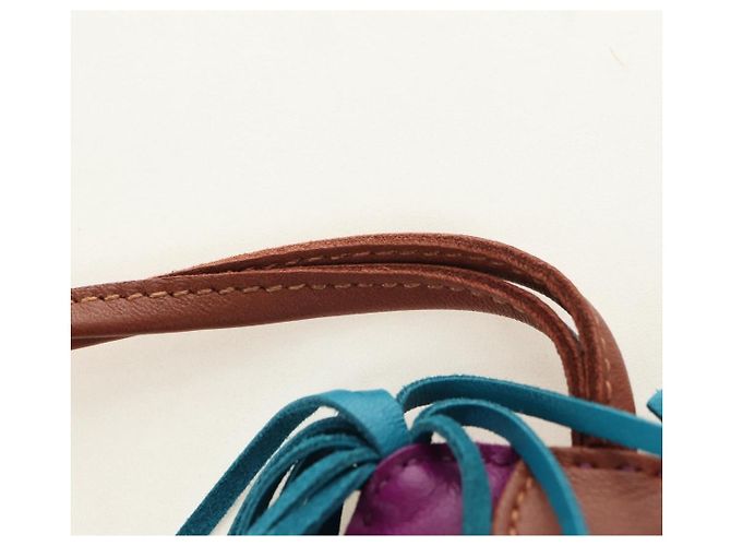 Hermès HERMES Rodeo PM Charm Leder Lila Authentisch 178894M - Ansicht 13