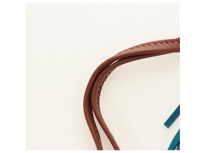 Hermès HERMES Rodeo PM Charm Leder Lila Authentisch 178894M - Ansicht 14