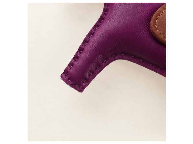 Hermès HERMES Rodeo PM Charm Leder Lila Authentisch 178894M - Ansicht 3