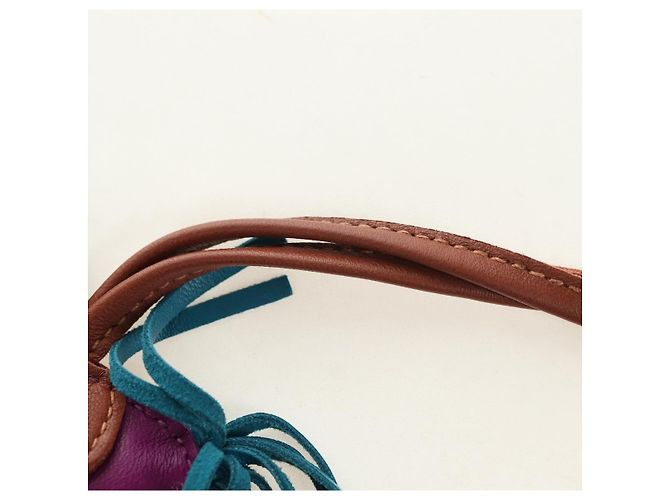 Hermès HERMES Rodeo PM Charm Leder Lila Authentisch 178894M - Ansicht 7