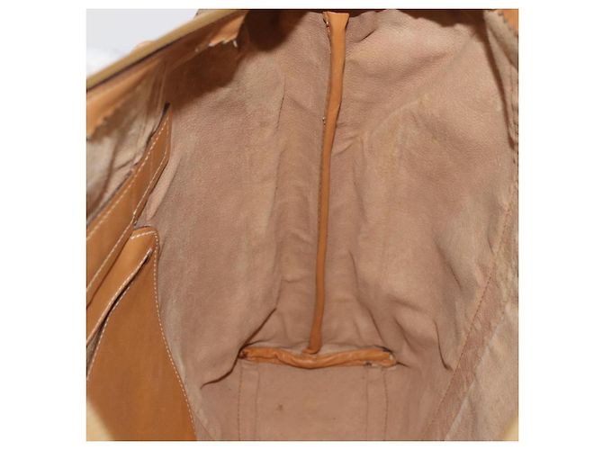 Borsa GUCCI Micro GG Supreme in PVC Beige Oro Auth 182499 D'oro - vista 17