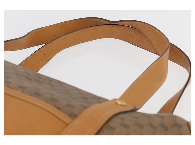 Borsa GUCCI Micro GG Supreme in PVC Beige Oro Auth 182499 D'oro - vista 8