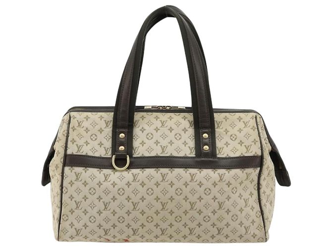 LOUIS VUITTON Borsa Monogram Mini Josephine GM Khaki M92310 LV Auth BA12962 Cachi - vista 2