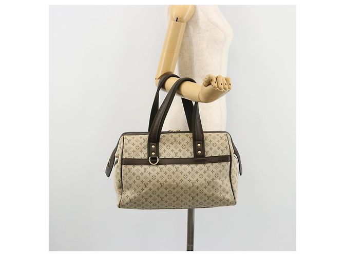 LOUIS VUITTON Borsa Monogram Mini Josephine GM Khaki M92310 LV Auth BA12962 Cachi - vista 24