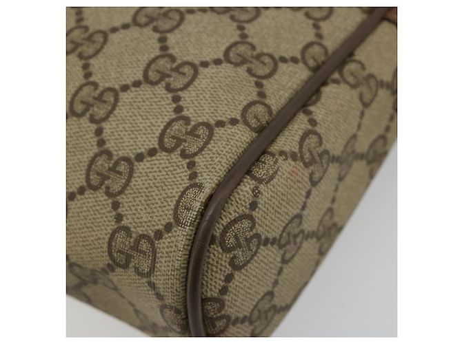 Borsa GUCCI GG Supreme Web Sherry Line Beige Rosso Verde 63 01 012 Auth 182367 - vista 8