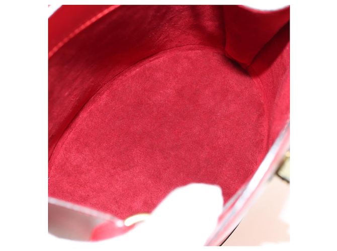 LOUIS VUITTON Epi Cluny Shoulder Bag Rojo M52257 LV Auth am11655V Roja - vista 10