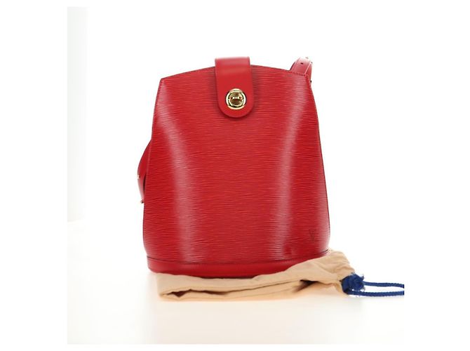 LOUIS VUITTON Epi Cluny Shoulder Bag Rojo M52257 LV Auth am11655V Roja - vista 12