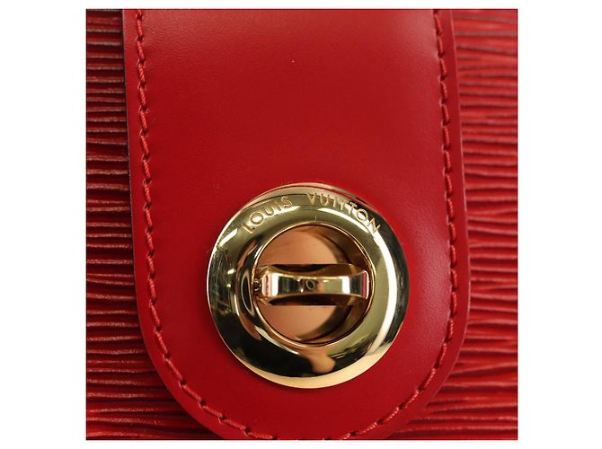 LOUIS VUITTON Epi Cluny Shoulder Bag Rojo M52257 LV Auth am11655V Roja - vista 19