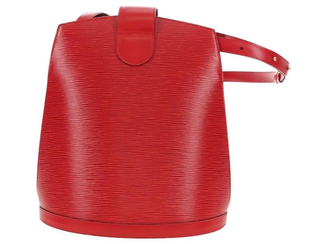 LOUIS VUITTON Epi Cluny Shoulder Bag Rojo M52257 LV Auth am11655V Roja - vista 2