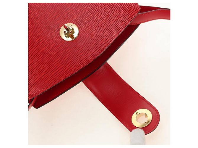 LOUIS VUITTON Epi Cluny Shoulder Bag Rojo M52257 LV Auth am11655V Roja - vista 20
