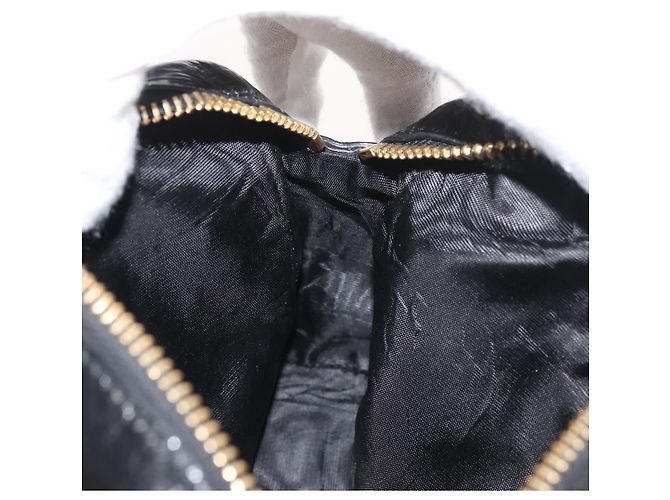 Borsa a tracolla GUCCI Web Sherry Line in scamosciato marrone e oro 573321 Auth 181861 D'oro - vista 19