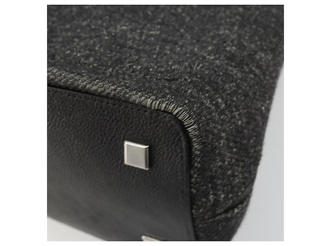 Borsa CARTIER in tela nera e argento Auth ka4465 Nero - vista 12