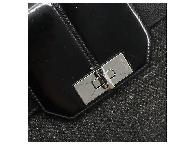 Borsa CARTIER in tela nera e argento Auth ka4465 Nero - vista 14