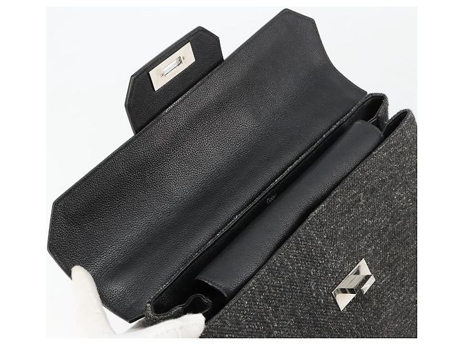 Borsa CARTIER in tela nera e argento Auth ka4465 Nero - vista 15