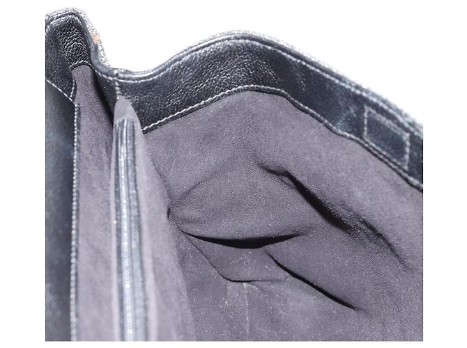 Borsa CARTIER in tela nera e argento Auth ka4465 Nero - vista 18