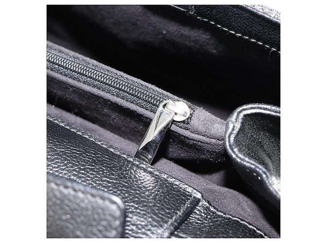 Borsa CARTIER in tela nera e argento Auth ka4465 Nero - vista 20