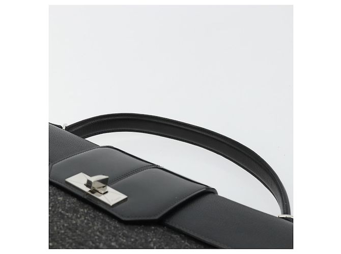 Borsa CARTIER in tela nera e argento Auth ka4465 Nero - vista 8