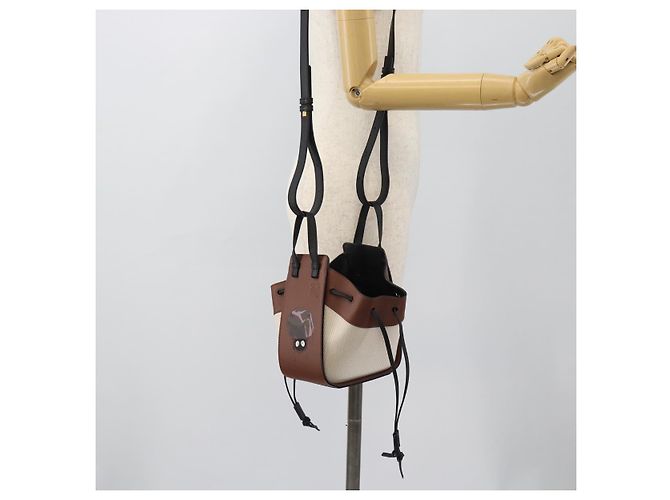 LOEWE Studio Ghibli Spirited Away Soot Sprites Hammock Mini Auth 167384SM Beige - vista 24