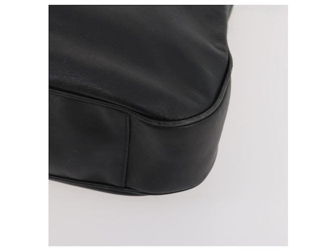 Borsa a Spalla GUCCI Bamboo in Pelle 2way Nero Oro 001 2852 1577 0 Auth 180222 D'oro - vista 12