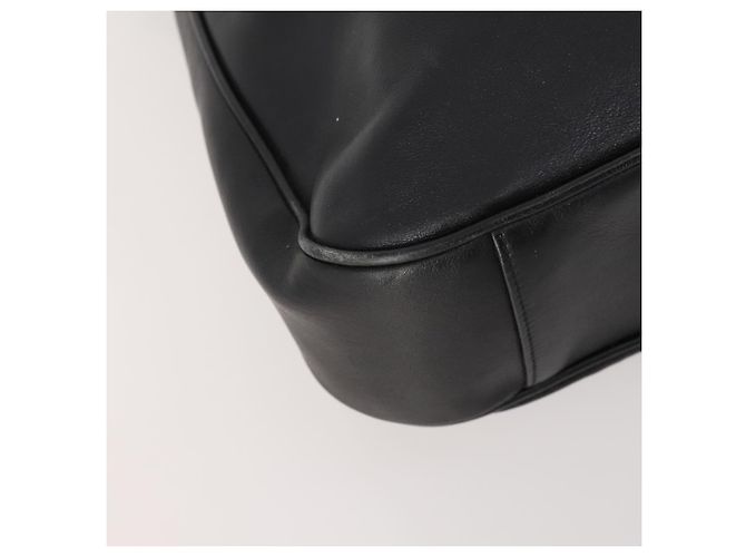 Borsa a Spalla GUCCI Bamboo in Pelle 2way Nero Oro 001 2852 1577 0 Auth 180222 D'oro - vista 13
