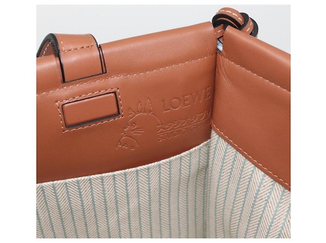 LOEWE LOEWE �~ Studio Ghibli Borsa Medium Totoro & Small Totoro Auth 167358SM Blu chiaro - vista 20
