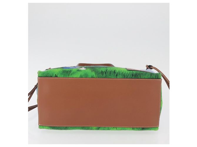LOEWE LOEWE �~ Studio Ghibli Borsa Medium Totoro & Small Totoro Auth 167358SM Blu chiaro - vista 5