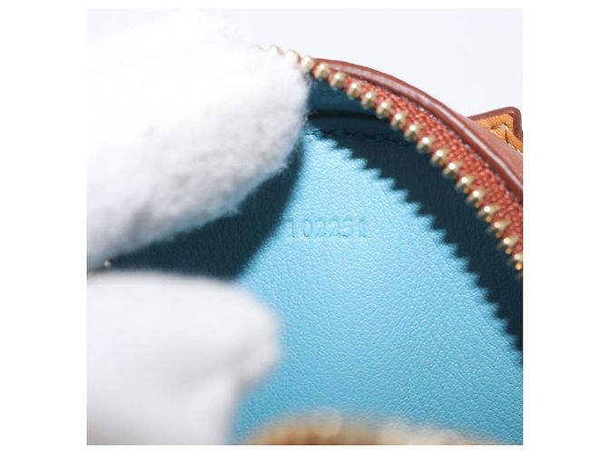 LOEWE Studio Ghibli Cookie Pouch Hin Howl's Moving Castle Auth 167379SM Marrone - vista 11