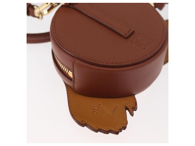 LOEWE Studio Ghibli Cookie Pouch Hin Howl's Moving Castle Auth 167379SM Marrone - vista 16