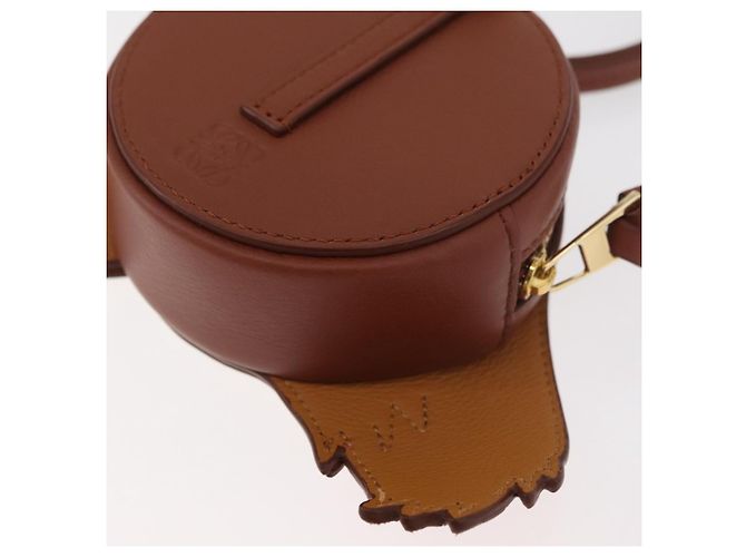 LOEWE Studio Ghibli Cookie Pouch Hin Howl's Moving Castle Auth 167379SM Marrone - vista 17