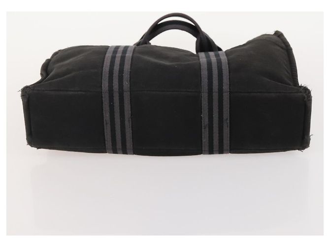 Hermès Borsa Fourre Tout HERMES 2 Set Cotone Nero Navy Autentica 181810 Blu navy - vista 15