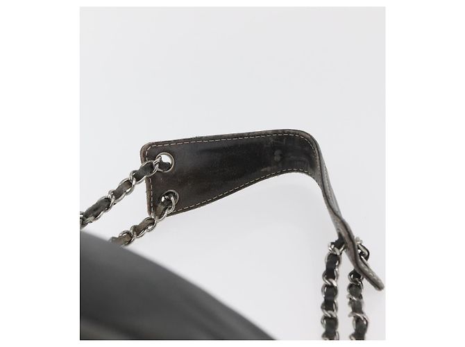CHANEL Chain Shoulder Bag Lammleder Schwarz CC Auth BA13139 - Ansicht 8