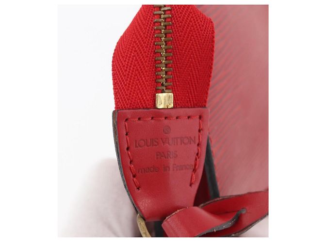 LOUIS VUITTON Epi Pochette Accessoires Pochette Rossa M52947 LV Auth BA12612A Rosso - vista 18
