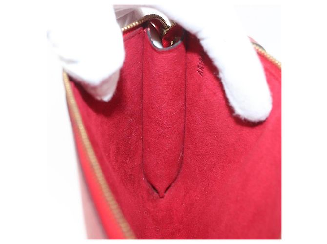 LOUIS VUITTON Epi Pochette Accessoires Pochette Rossa M52947 LV Auth BA12612A Rosso - vista 19