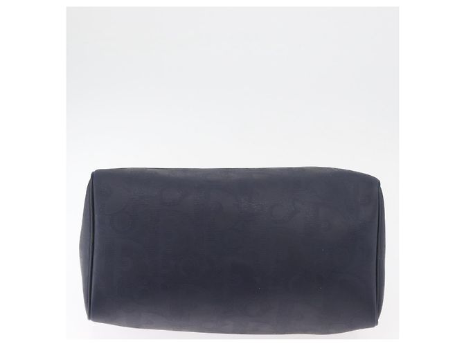 Borsa Christian Dior Trotter Canvas Blu Navy Oro Autentica bs35238 D'oro - vista 9