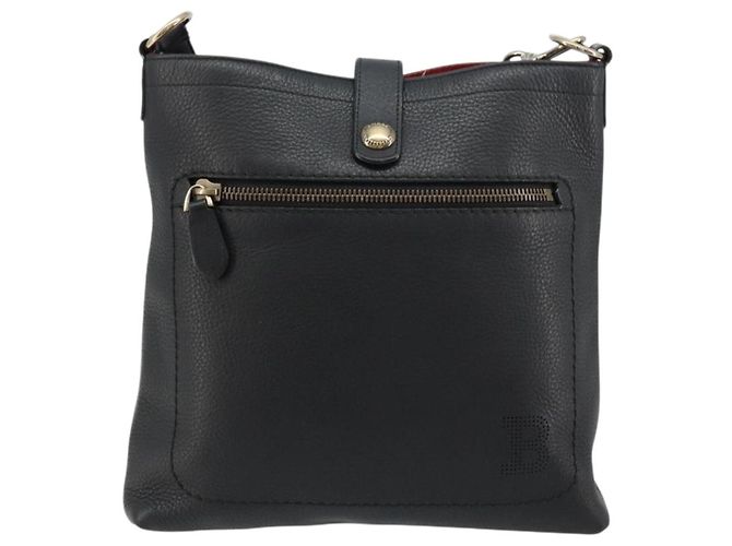 Borsa a Spalla BALLY in Pelle Nera Auth 173982 Nero - vista 13