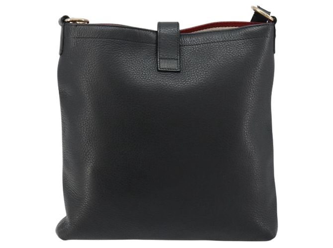 Borsa a Spalla BALLY in Pelle Nera Auth 173982 Nero - vista 2