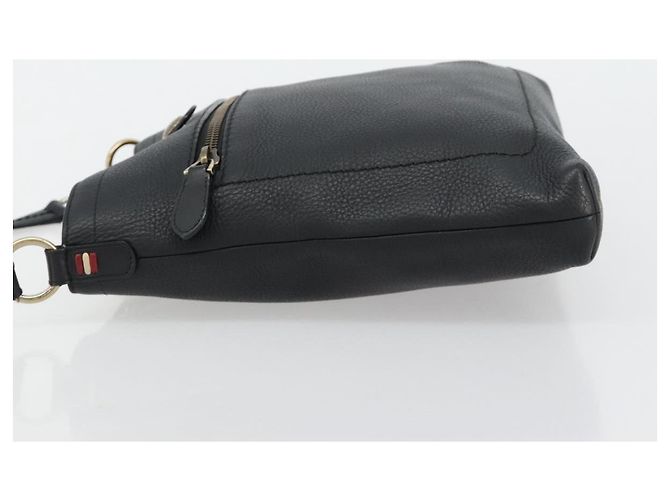Borsa a Spalla BALLY in Pelle Nera Auth 173982 Nero - vista 4