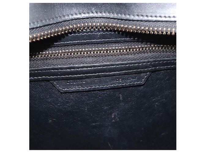 Céline CELINE Luggage Mini Shopper Handtasche Leder Rosa Schwarz Authentisch am11689V Pink - Ansicht 19