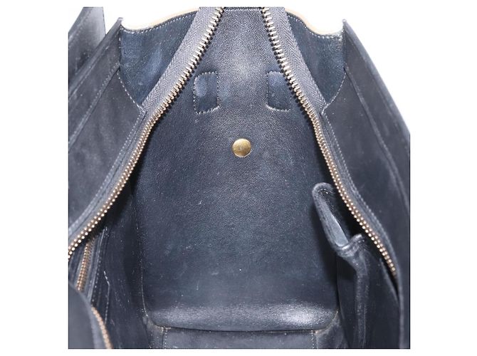 Céline CELINE Luggage Mini Shopper Handtasche Leder Rosa Schwarz Authentisch am11689V Pink - Ansicht 20